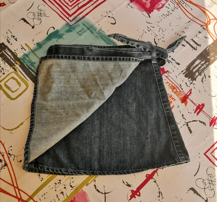 Jupe en jean portefeuille Tape à l'oeil 4 ans - photo numéro 2
