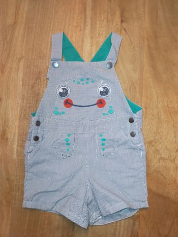 Salopette short grenouille 🐸 18 mois