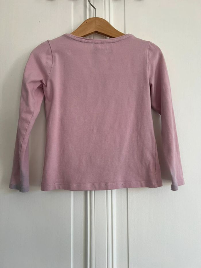 T-shirt manches longues rose orchestra 5 ans - photo numéro 4