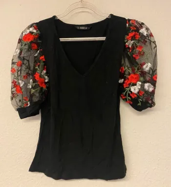 T-shirt fleuri