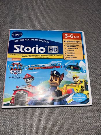Jeu storio pat patrouille vtech