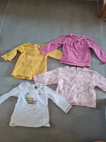 Lot tee shirt 12mois