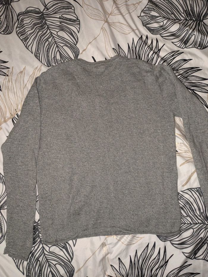 Pull mixte gris 10ans - photo numéro 3