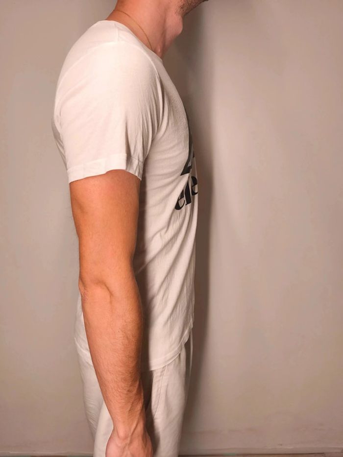 T-shirt Ellesse Homme Taille S Blanc - photo numéro 3