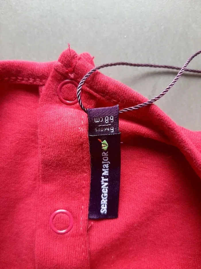 Lot de 2 t-shirts Sergent major 6mois neuf - photo numéro 8
