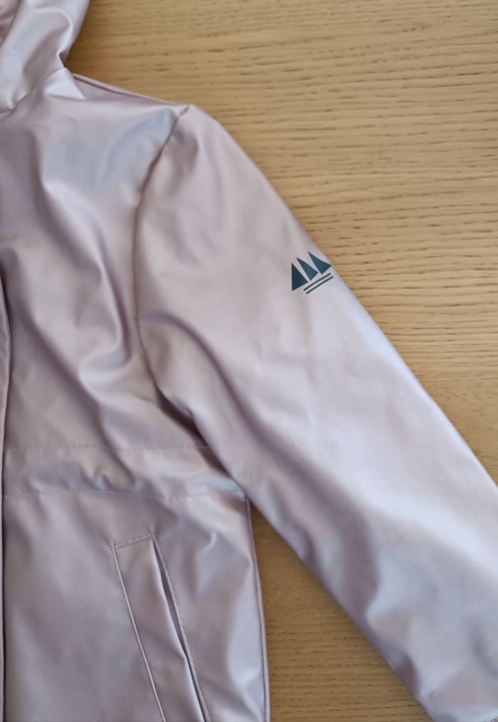 Ciré imperméable matelassé Hublot 3 ans 98 cm rose métallisé fille - photo numéro 4