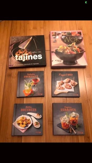 Lot livres de cuisine