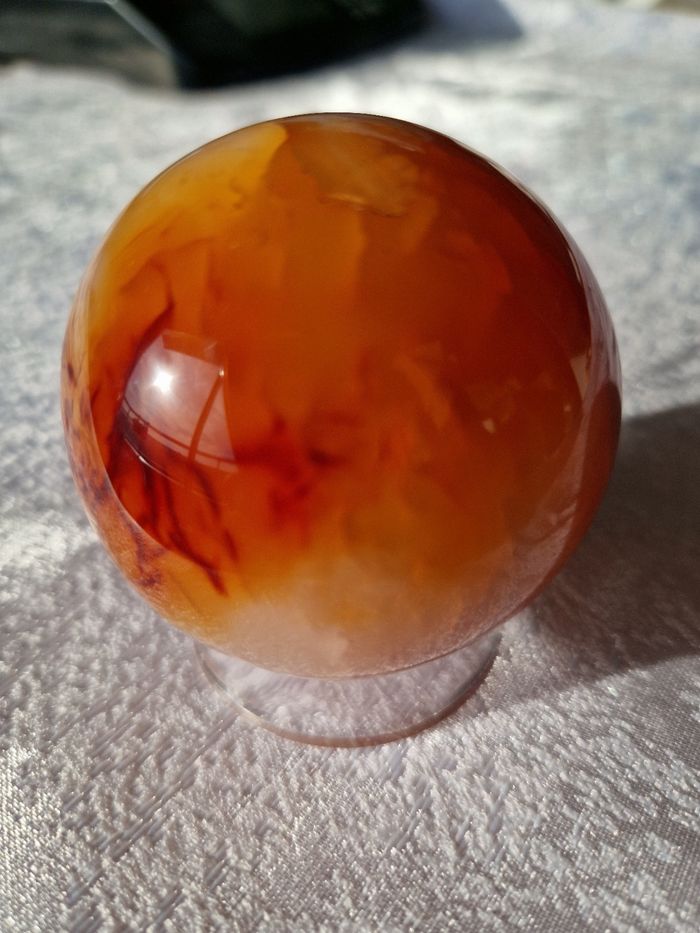 Sphère cornaline de Madagascar 278 neuf - photo numéro 4