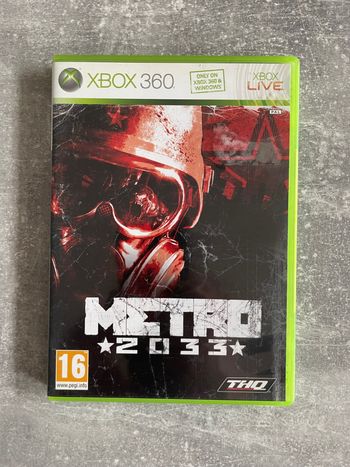 Jeu pour Xbox 360, Metro 2033 en anglais.