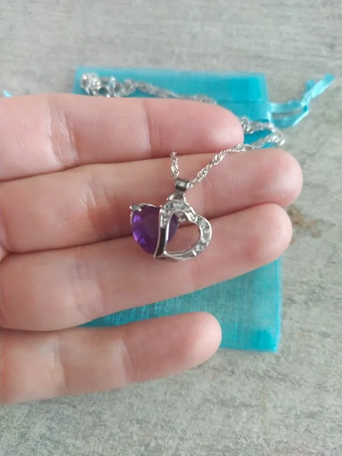 Pendentif duo de coeur - photo numéro 2