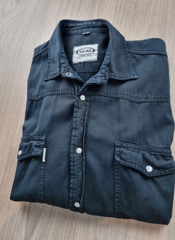 Chemise en jean noir Homme Taille M Scott & Dixon