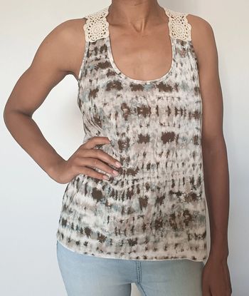 Débardeur brodé cache-cache T.M