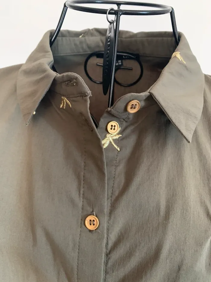 Chemise verte Etam - photo numéro 3