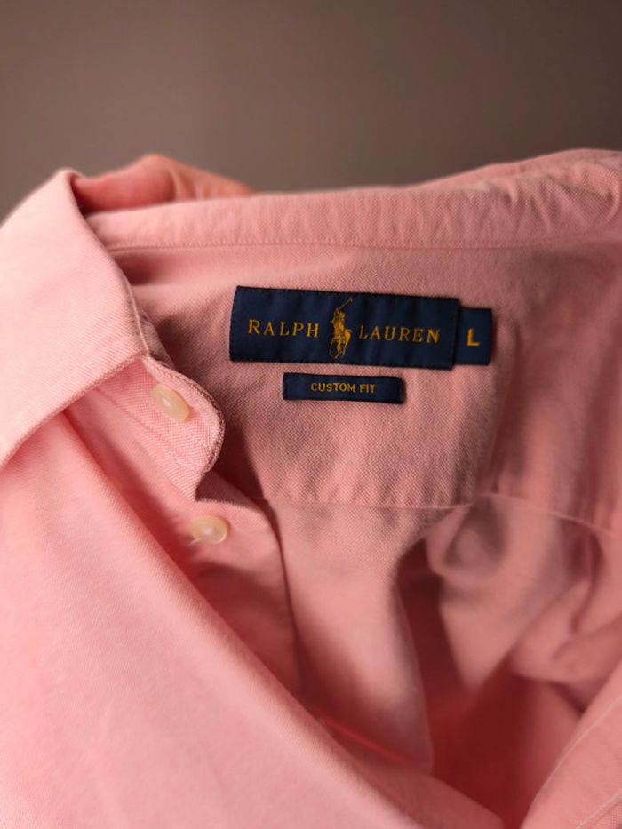 Chemise Ralph Lauren Homme Taille L Rose - photo numéro 6