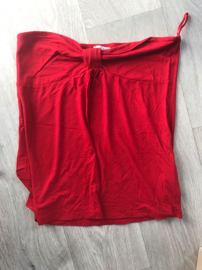 Bustier rouge pimkie