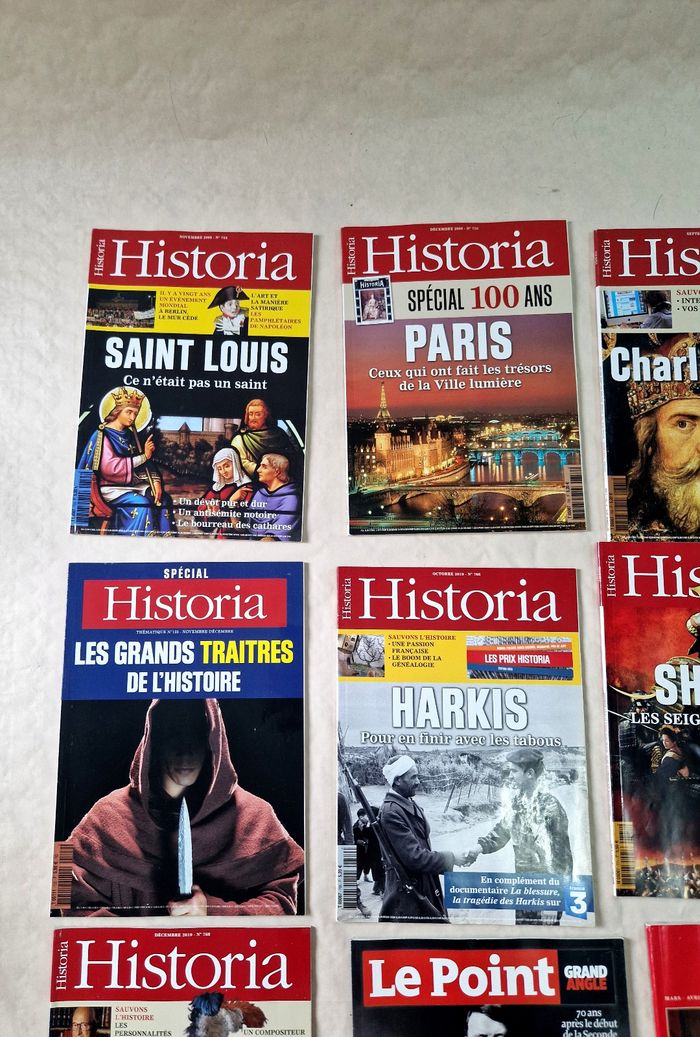 Lot de 9 revue  , magazine Historia + 2 Le point - photo numéro 2