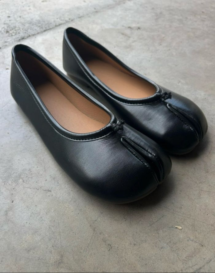 Ballerines Tabi noir style Maison Margiela