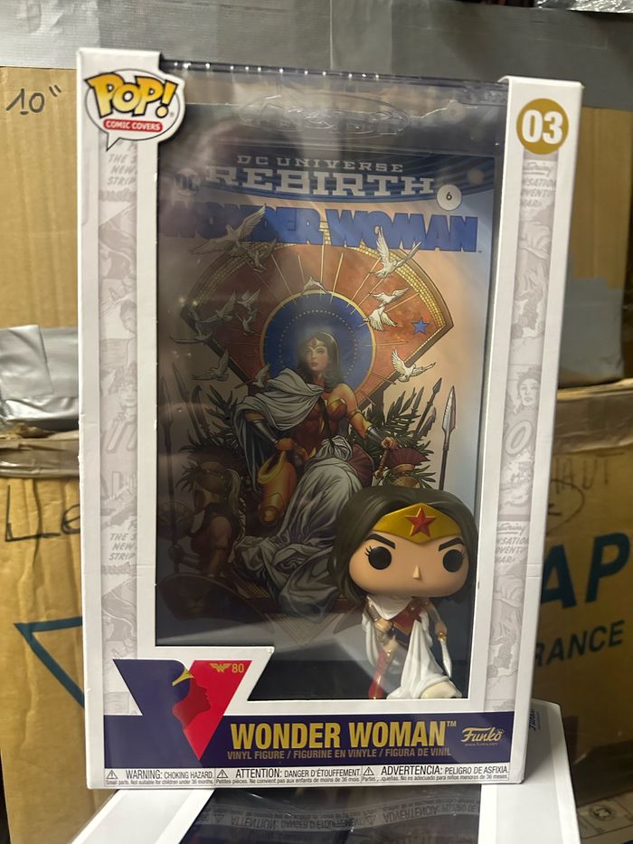 Funko Pop Comic Covers 3 Heroes De Dc Comics Wonder Woman