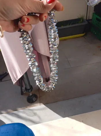 Gros collier en cristal de bohème