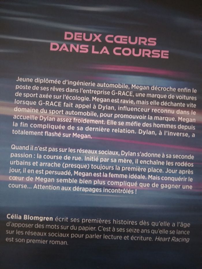 Livre romance heart racing - photo numéro 6