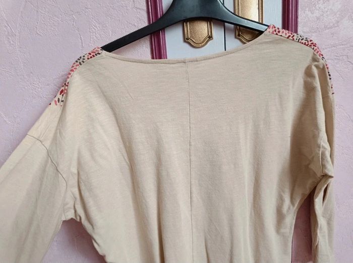 Haut Camaïeu beige imprimé T.3(40) - photo numéro 12
