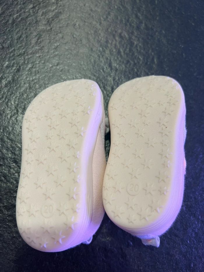 Chaussons rose pale bébé fille 20 Obaïbï - photo numéro 3