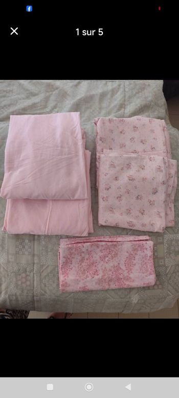 Linge de lit 1 personne