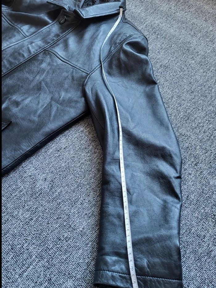 Manteau en Cuir Europe Cuir - Noir - 100% Cuir Véritable - Classique & Élégant - Taille L ou XL - photo numéro 16