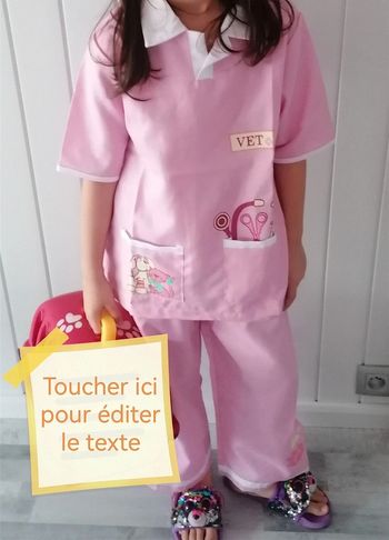 Ensemble déguisement vétérinaire 👧🏻 T 10 ans