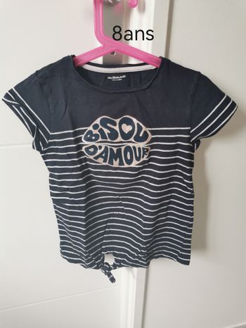 Tee shirt fille 8ans