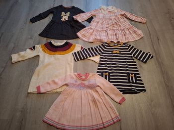 Lot de 5 robes manches longues