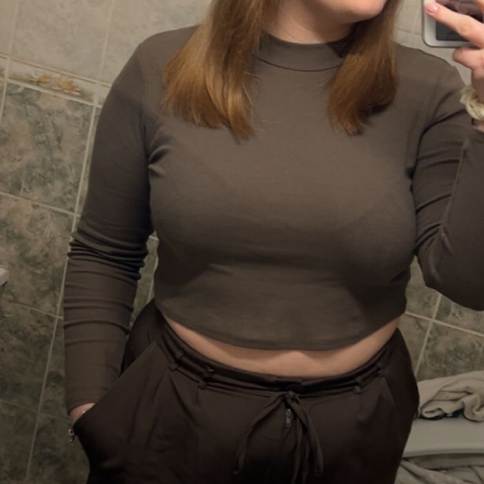 Petit haut marron