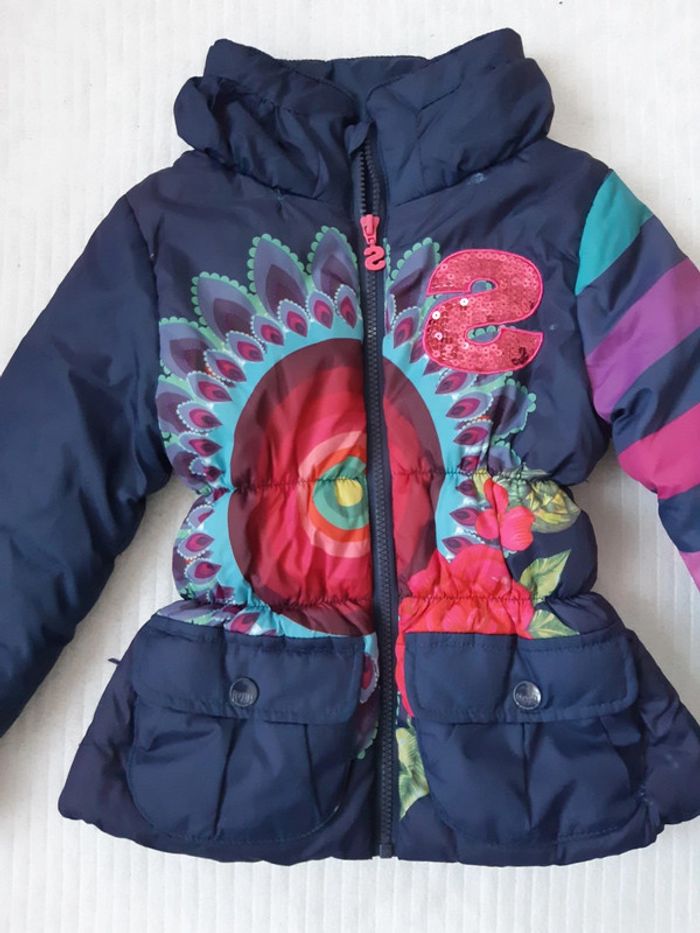 Doudoune épaisse et colorée Desigual 5/6 ans - photo numéro 2