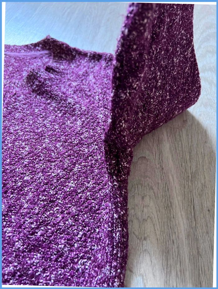 Pull torsadé Femme L.L. Bean Bordeaux Taille M - photo numéro 13