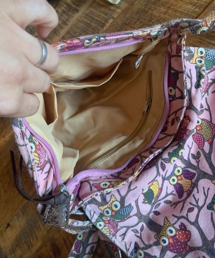 Sac à bandoulière hibou - photo numéro 5