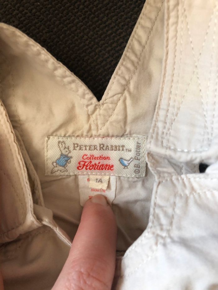 Salopette beige 12M - photo numéro 3