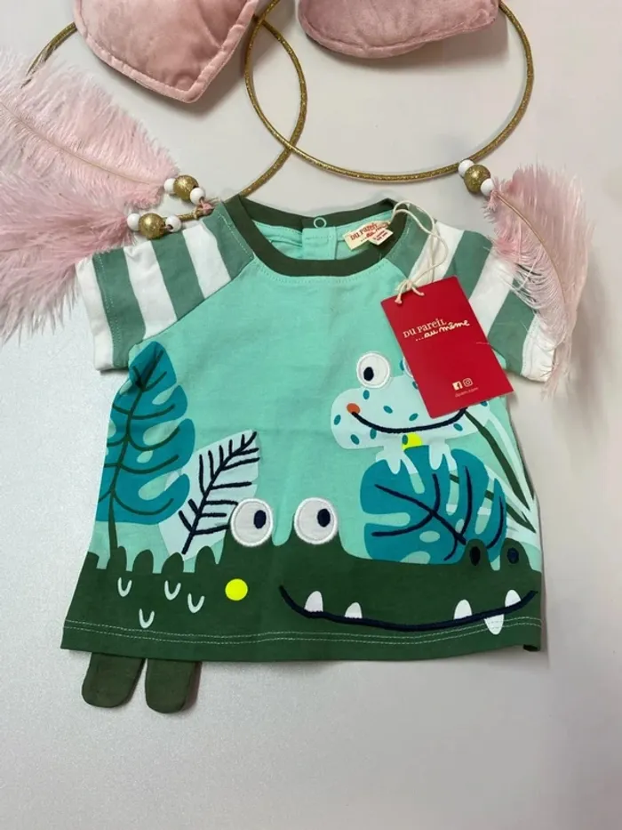 T-shirt bébé garçon (neuf) - Taille 3 mois