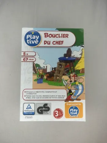🔹 Jeu de construction Playtive – Bouclier du Chef (67 pièces) 🔹