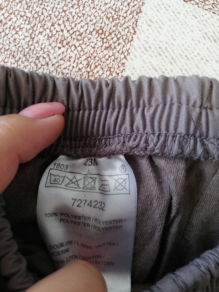 Pantalon 23 mois marron doublé - photo numéro 3