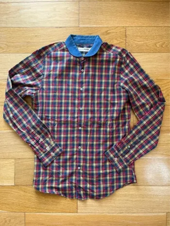 👔 Chemise à carreaux rouge Plectrum by Ben Sherman – Taille M – Très bon état