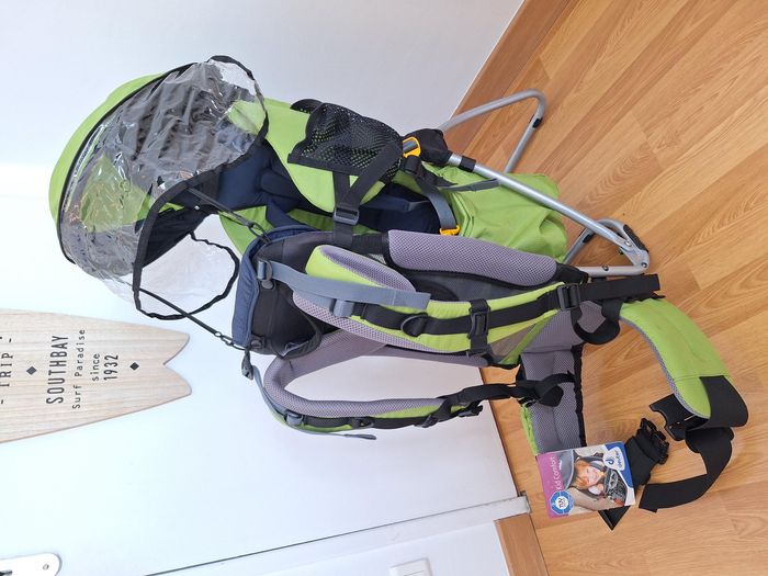 Porte bébé deuter kid confort 1 plus avec étriers repose-pieds