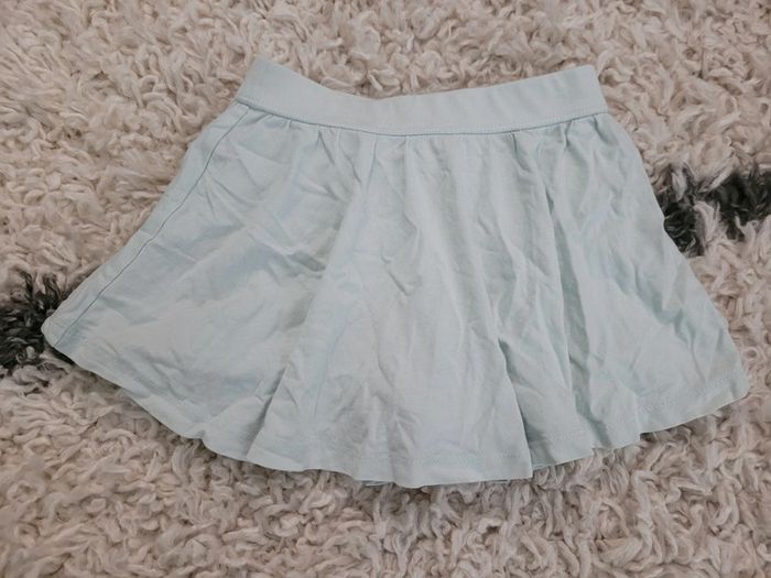 Jupe-short vert d'eau 4 ans