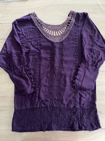 Haut violet femme