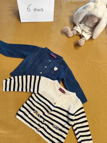 Lot de 2 gilets 6 mois