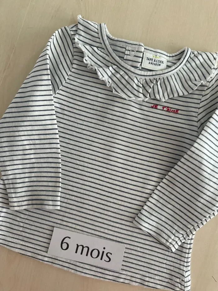 Haut fille TAO 6 mois 68 cm - photo numéro 2