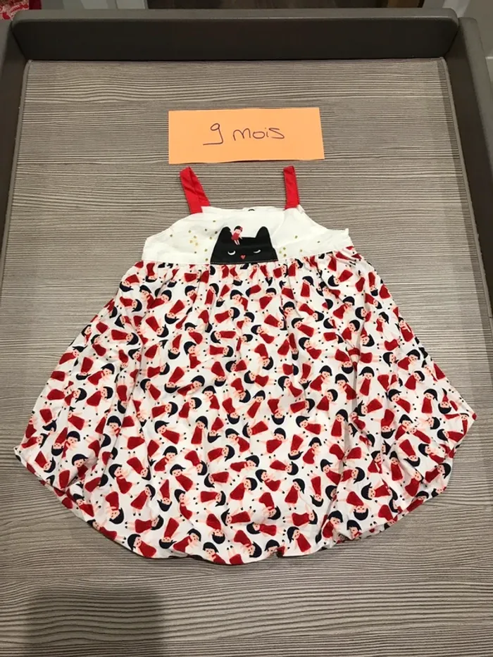 Robe short catimini 9 mois
