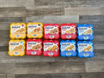 Lot de 10 plats Bledina