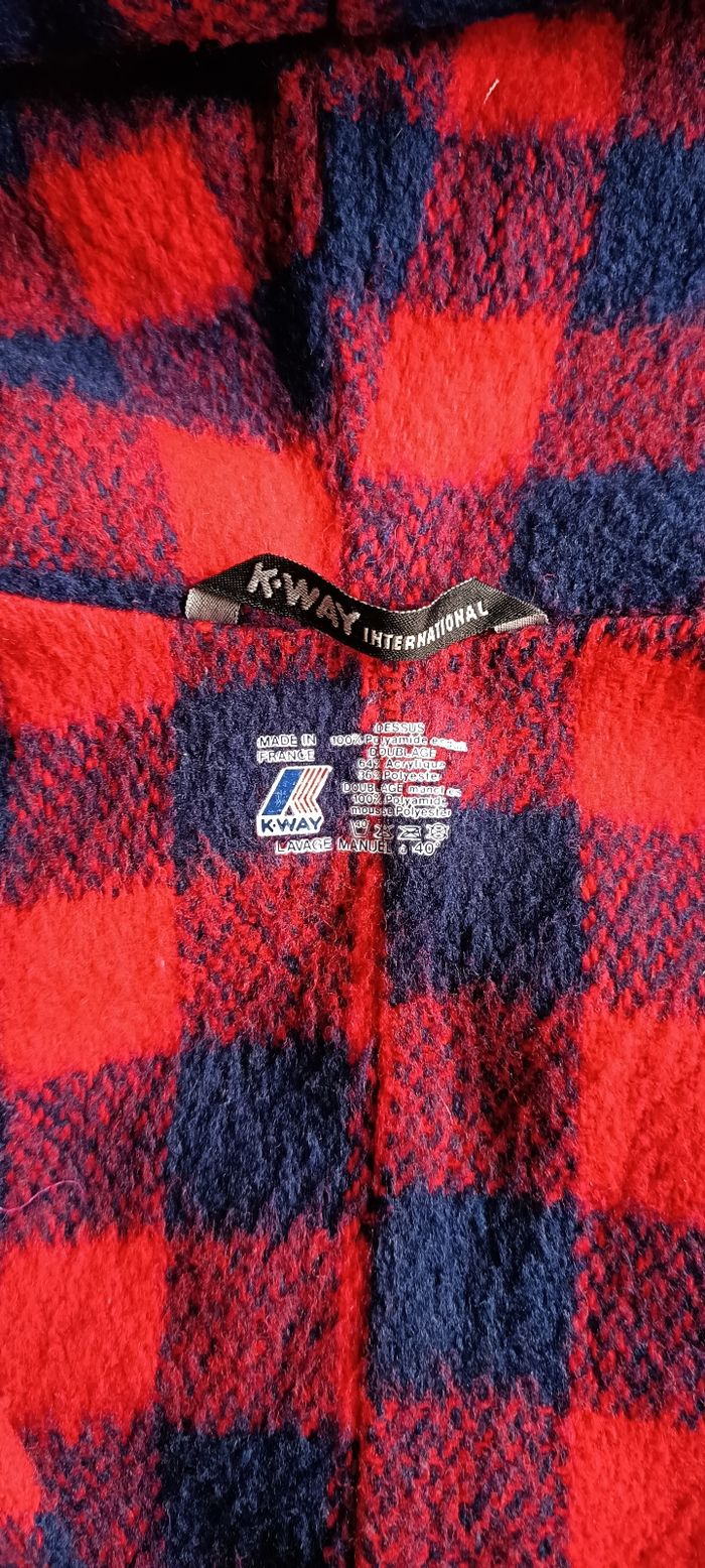 K-Way capuche vintage, doublé chaudement - photo numéro 2