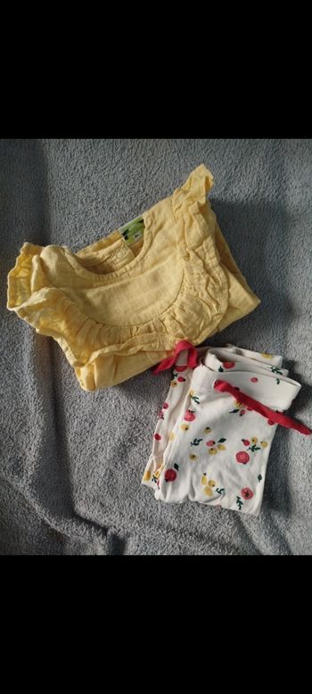 Ensemble robe-legging 6 mois