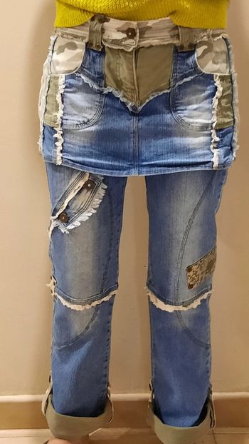 Pantacourt jean